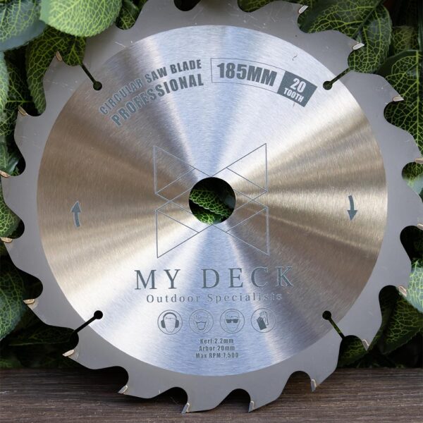 Circular Saw Blade - Wood - 185mm - Image 3