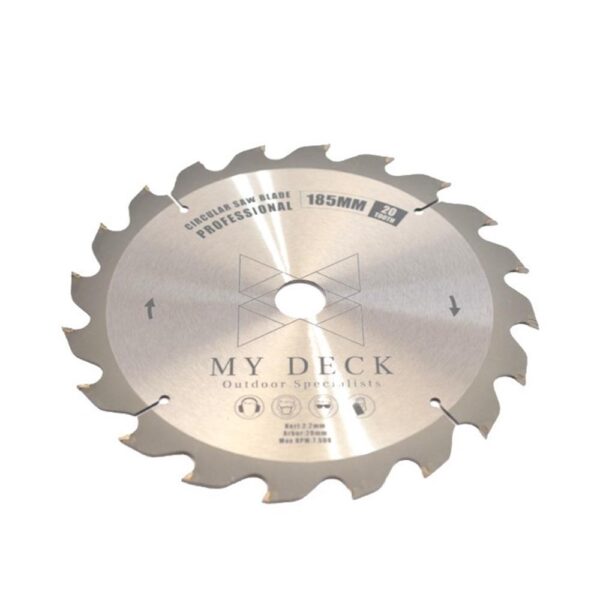 Circular Saw Blade - Wood - 185mm - Image 2