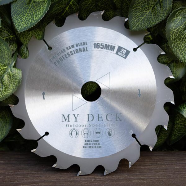 Circular Saw Blade - Wood - 165mm - Image 2