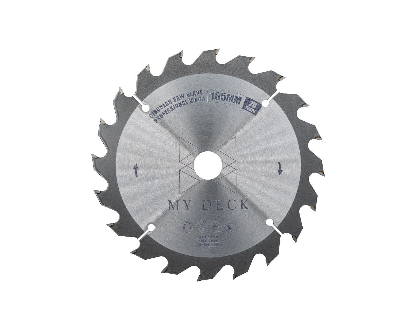 Circular Saw Blade – Wood – 165mm